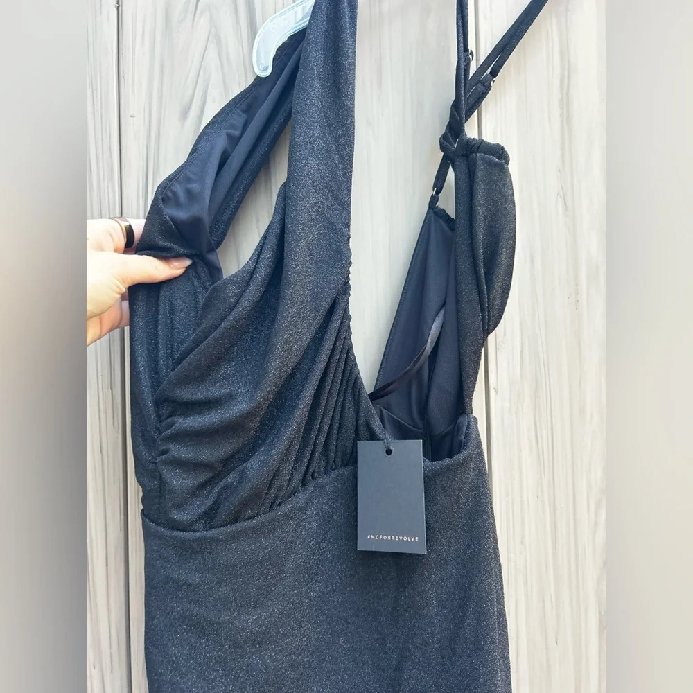 ❌SOLD❌Michael Costello x Revolve Fairleigh Gown in Black New with Tags! - Picture 8 of 8